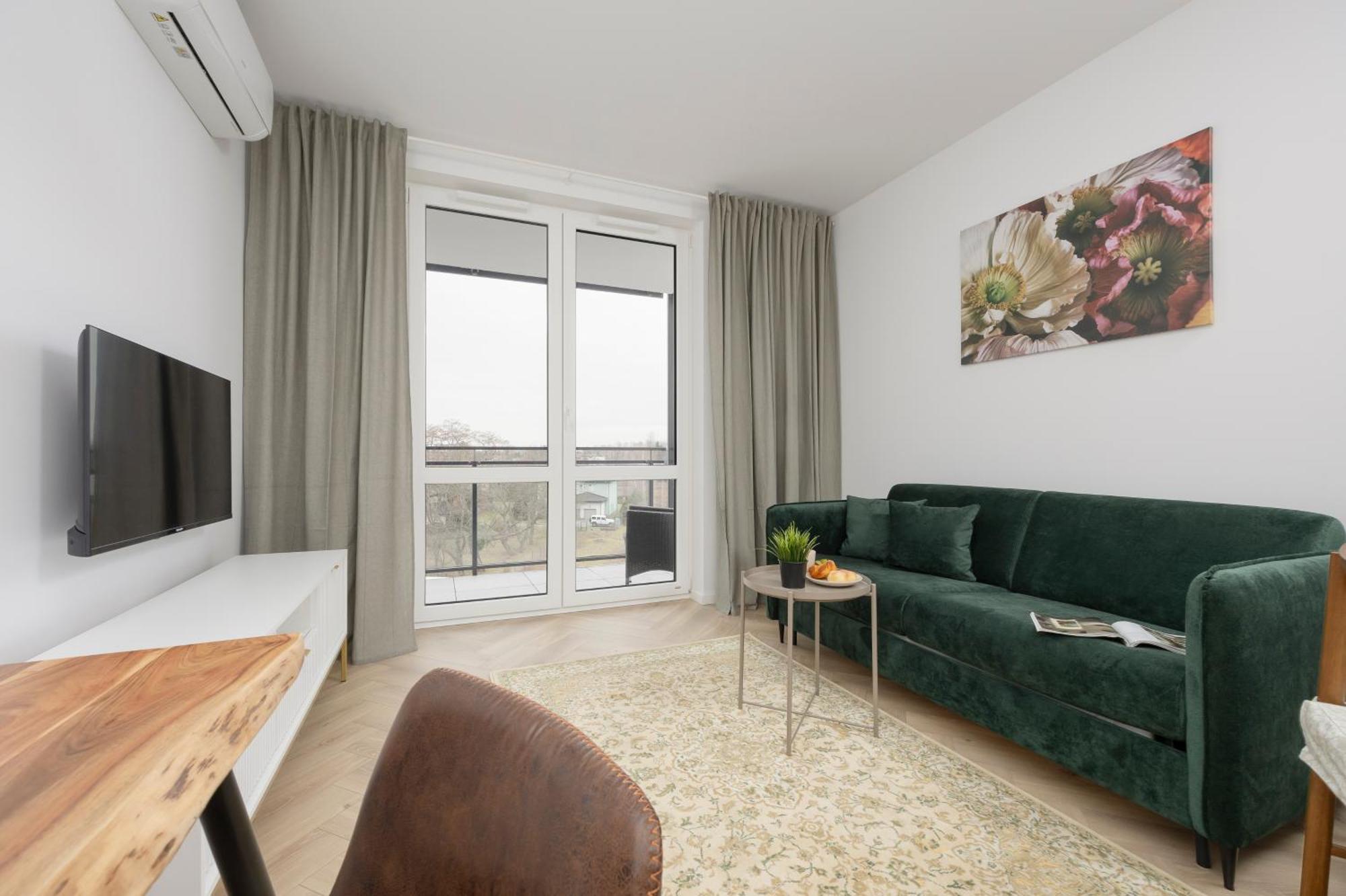 Modern Apartment With Balcony Near Aleje Jerozolimskie By Noclegi Renters Varsovie Extérieur photo